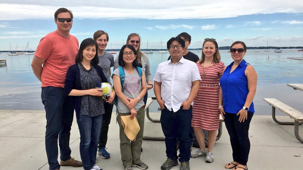 Lab group at the terrace
