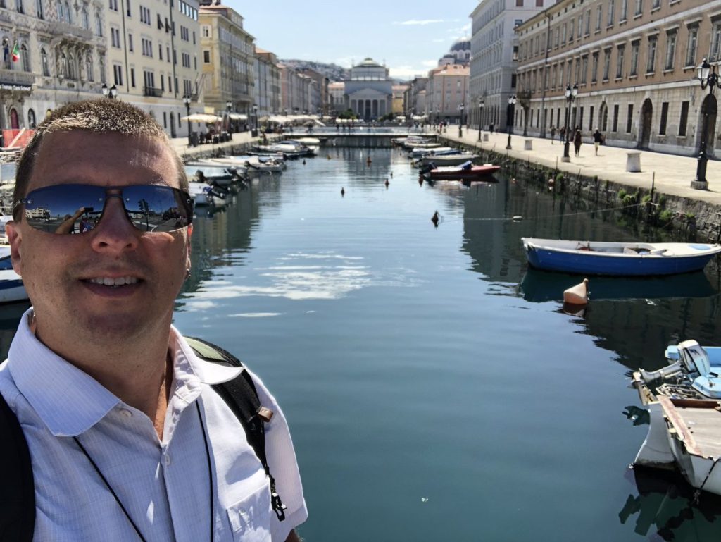Rob in Italy for a conference