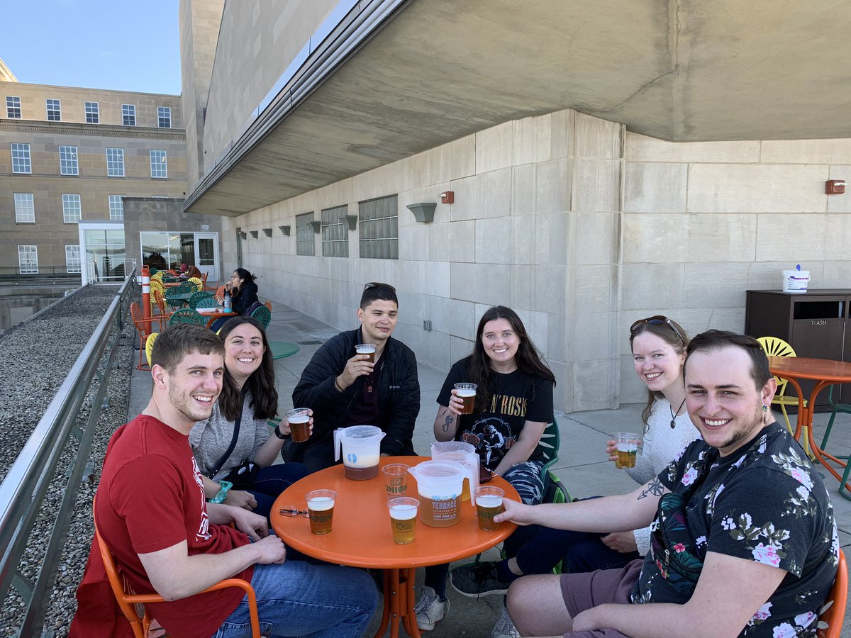 Lab members at the Terrace