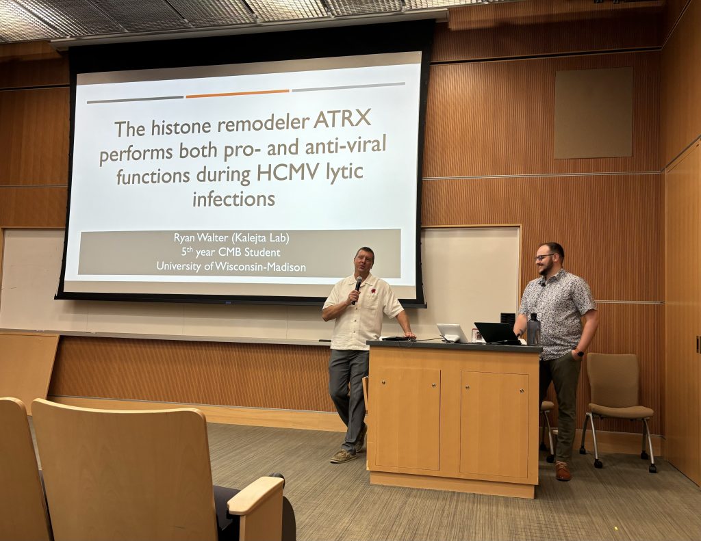 Rob introducing Ryan for his thesis defense seminar