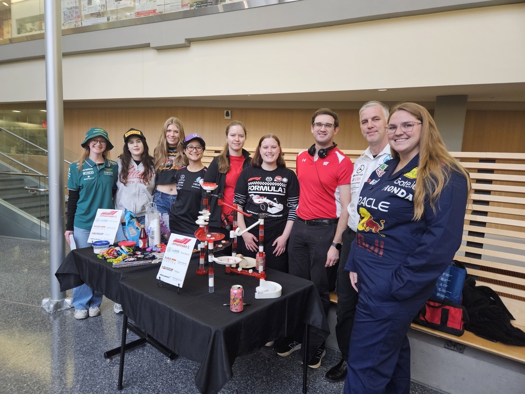 Virologists dressed as formula 1 racers to celebrate bactoberfest